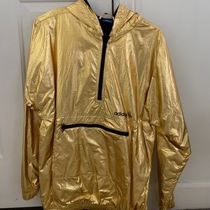Golden adidas windbreaker GOOD SHAPE